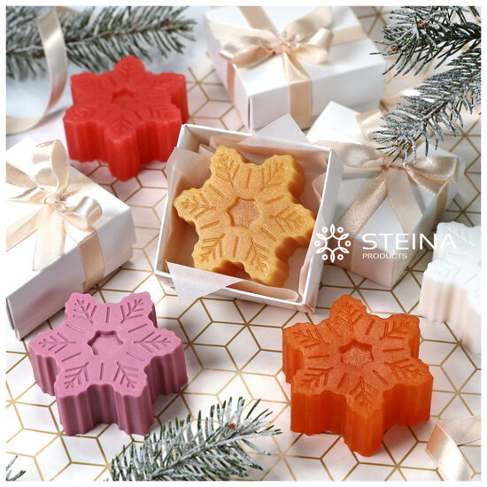 Dizaina ziepes "Sniegpārsliņa"