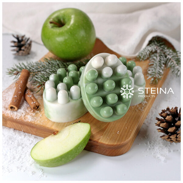 Masāžas ziepes "Ābols-kanēlis"