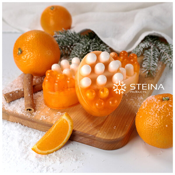 Masāžas ziepes "Mandarīns-kanēlis"